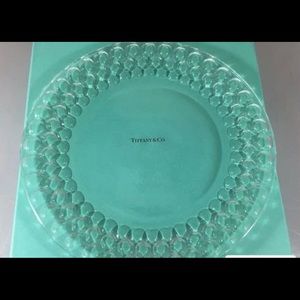 Tiffany Honeycomb 12” Serving Platter. Authentic New
